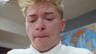 Zacc Rides His Teacher's Cock For Extra Credit