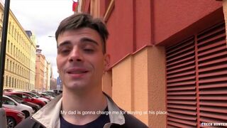 CZECH HUNTER 530 - Paying 4000 To Bareback Big Dick For The First Time