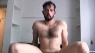 Hunter - Bearded Guy Did Not Hesitate To Show His Slim Body In Exchange For Some Money