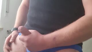 Quick jerk with my New underwear with PP