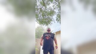 Fat Thick Cock and Bull Balls on Biker Cop