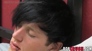 Slim gay twinks Miles Pride and Danny Tyler anal fucking