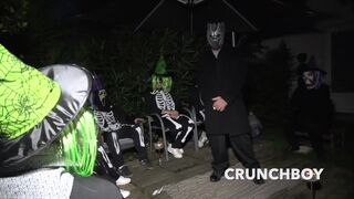 FUCKED BAREBACK FOR the halloween ceremeony with submission