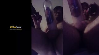 Pumping Your Dick up to the Size of the Bottle