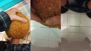 Fucking loaf of Bread hard cock