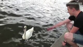 CZECH HUNTER 353 - Hunk Gets Paid To Suck Cock And Fucked Bareback Outside 