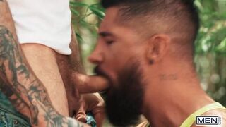 MEN - Justin Jett Finds Scott Carter Jerking Off And Promptly Joins In For An Ass Fuck In The Park
