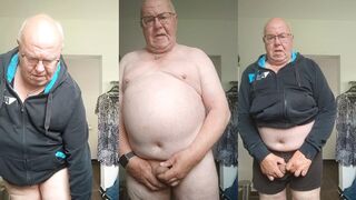 Slowly dressing in the morning