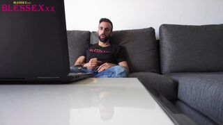 Straight males and friends trying new experiences