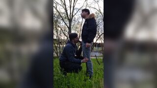 Gay Boys Smoke, Wank, Kiss and Suck Dick Outdoors