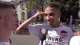 We found so many hot guys! We met this scally guy and he tried to teach us some Welsh!