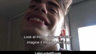Amateur Latino Twink Huge Cock Paid Cash Fuck Stranger POV