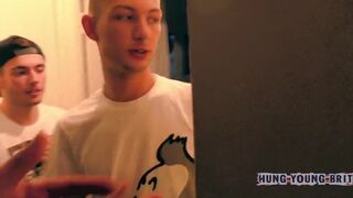 Sorry faced Cute Boy DP by 2x HUNG n Thick HOT UK lads REPEATEDLY n Rammed