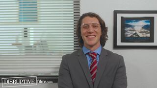 Awkward Hunk Finally Fucks Boss At Work