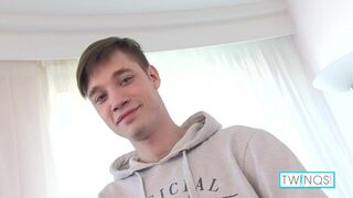 Skinny Blonde Twink Phoenix Z Jerks Off His Cock And Cums!