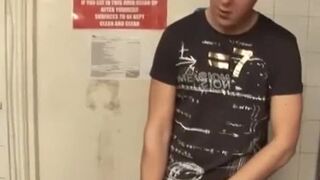 Young English lads shagging in the storage room