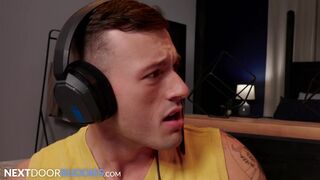 NDB - Couple Caught Screwing Has Hunk Roommate Join In