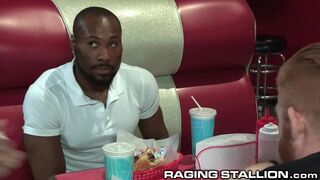 Big Fat Meat Orgy at the Diner!