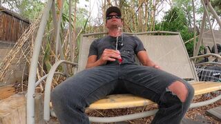 Pissing my jeans 9 times while doing yard work