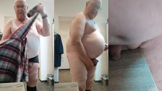 Stripping and fucking the laundry basket