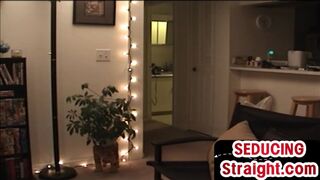 Straight amateur jock wanking in solo indoors action