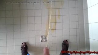 Piss in Blue Lingerie