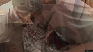 Suited gay twinks Lewis Romeo and Steve Agostina anally breeding