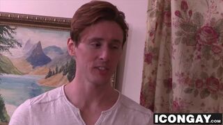 Bearded daddy loves banging ginger twinks hole