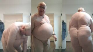 Naked, pain from my shoehorn and my vibrating tool