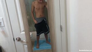 Latin Boy Roman Blake Beating Off