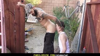 Stepdaddy Fucks His Boy After Catching Him Smoking