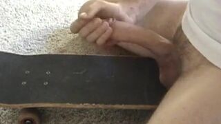 Eric Wilde Jerks Off On Skateboard