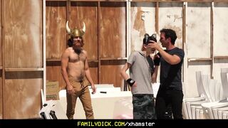 Hot - Uncle teaches Nephews to Rim