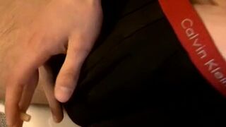 Chain smoking jock Gus passionately masturbates solo on cam