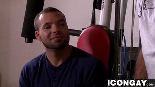 Taking it slow and easy moving his dick