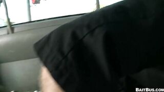 Bus - Jay Smith Puts On A Blindfold And Gets A Sneaky Blowjob In The Car By Kyro Newport