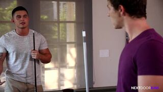 Me & My step Bro Raw Fucked The Boy Next Door's Ass