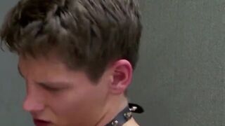 Perverted twinks have freaky anal fuck fest with a dildo