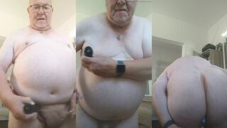 Naked Shave and Play in the Bathroom