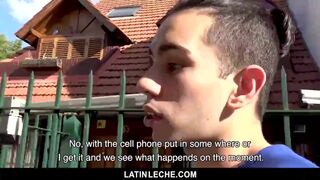 Latin- Cute latin boy takes biggest cock he's ever had