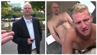 BAIT BUS - Middle Aged Salaryman Thomas Hoffman Cheats On His Girlfriend