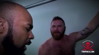 6-Man Interracial Group Fuck