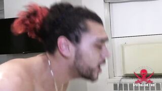 Getting His Hole Stretched Wide Open