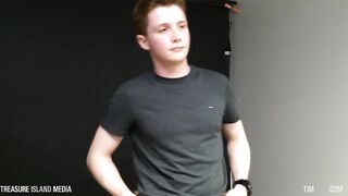 Cute ginger boy: soft moans, hard cock