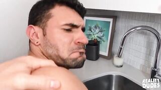 Ian Greene's Butt Is So Sexy, The Client Who Wanted His Sink Fixed Can't Help Himself - Real Dudes