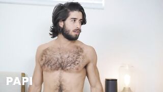 Sexy Diego Sans Finally Drops His Pants & Lets Cazden Hunter Give Him A Blowjob & Spread His Ass - PAPI