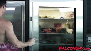 Hansome man barebaking hunk after sucking big fat dick