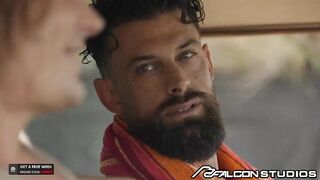 Mega Hot Hunk Barebacks Long Haired Jock After Surfing