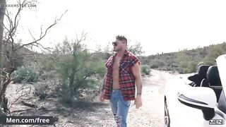 Desert outdoor fuck with hunks Pierce Paris William Seed