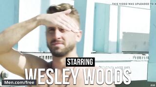 Tattooed Dane Stewart buttfuck his new sexy friend Wesley